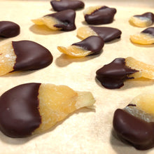 Load image into Gallery viewer, Dark Chocolate Dipped Ginger